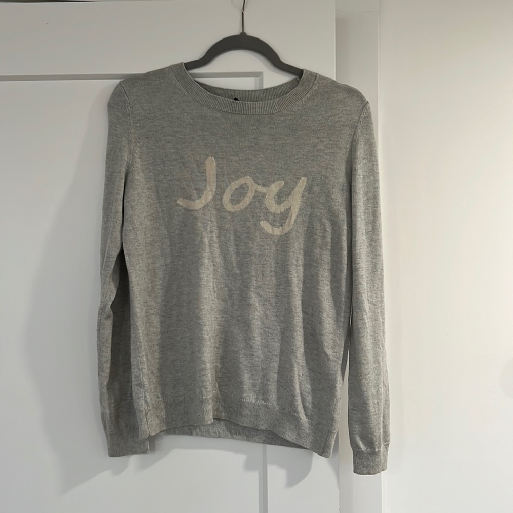 Gap “joy”, wool blend, crew neck sweater. Great for Christmas!